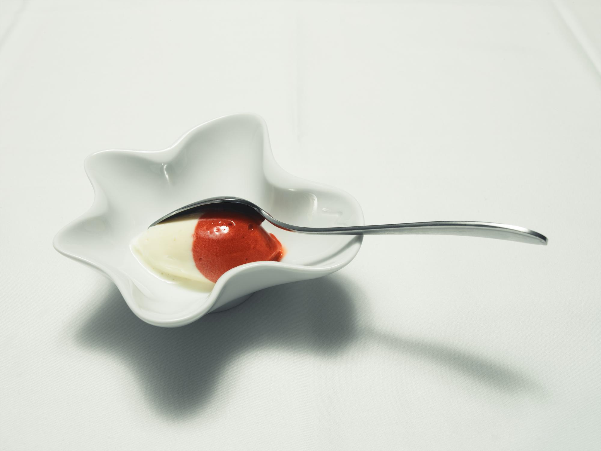 Dettaglio di impiattamento minimal
